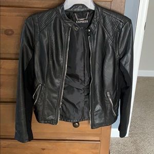 Express leather jacket